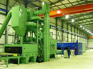 Steel Sheet Plate Shot Blast Machine