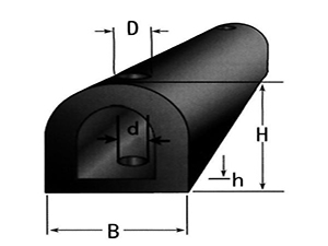 D Type Rubber Fender